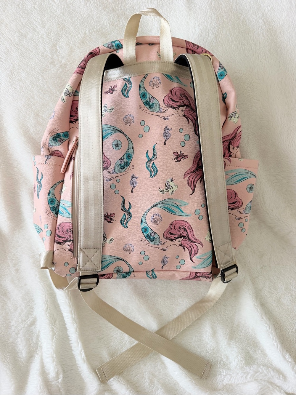 Petunia Pickle Bottom Disney Little Mermaid Ace Backpack Diaper Bag +Accessories - Picture 7 of 16
